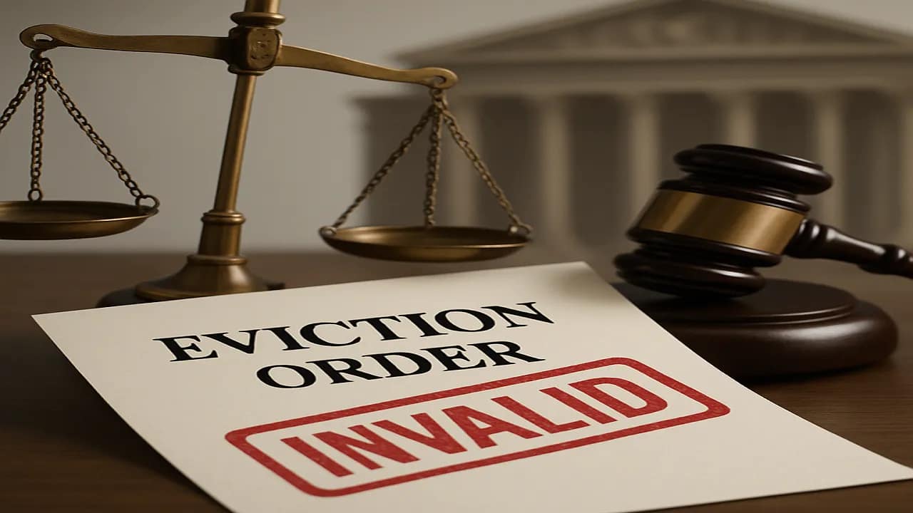 حماية حقوقك: بطلان أمر الإخلاء وفق المادة 7 قانون 2025 1 بطلان أمر الإخلاء لعدم تحقق الترك وفق المادة 7 من القانون 164 لسنة 2025